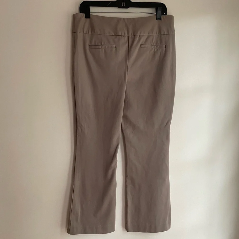 Alfani Women’s Tan Stretch Bootcut Pants Size 10